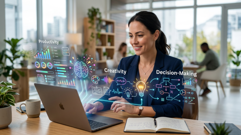 Editorial photo of The Personal Multiplier: How AI Transforms Productivity, Creativity, and Decision-Making