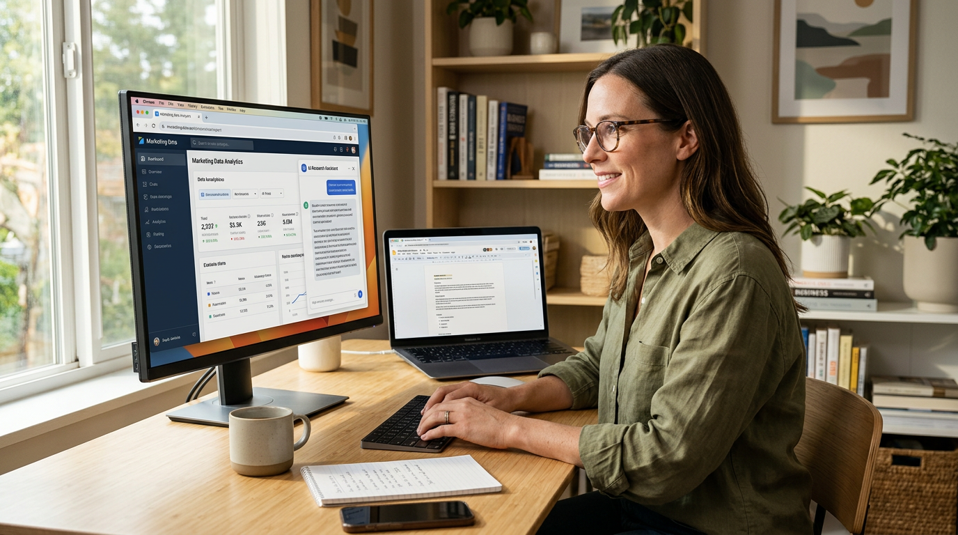 Editorial photo illustrating “Why Working Smarter: How Everyday Users Are Saving Hours with AI matters”